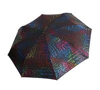 Pierre Cardin Damen Taschenschirm Easymatic light - Manuscrit metallique - Schwarz