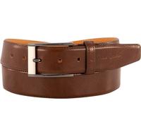 Ledergürtel mit Dornschließe 95 men Mittelbraun