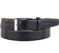 Pierre Cardin Gürtel Herren Glattleder schwarz, 110