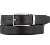 Pierre Cardin Gürtel Herren Glattleder schwarz, 95 CM (33 INCH)