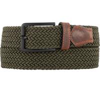 Pierre Cardin Gürtel Herren Textil grün, 90 CM (32 INCH)