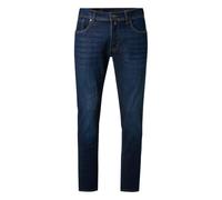 Pierre Cardin Slim Fit Jeans blau, Einfarbig