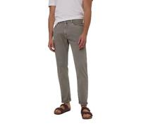 5-Pocket-Jeans PIERRE CARDIN "PC-Lyon", Herren, Gr. 38, Länge 32, grün (quiet grün), Web, Obermaterial: 70% Baumwolle, 21% Lyocell, 7% Polyester, 2% Elasthan, unifarben, casual, regular fit knöchelfre
