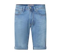 Pierre Cardin Herren Kurze Hose Lyon Bermuda | Männer Freizeit-Shorts | Tapered Fit | Blue Used Buffies Washed | Blue Used Buffies 8128 6824 | 40