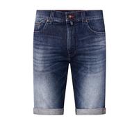 Pierre Cardin Herren Kurze Hose Lyon Tapered | Männer Freizeit-Shorts | Tapered Fit | Dark Blue Fashion Vintage Washed | Dark Blue Fashion Vintage 7752 6818 | 33