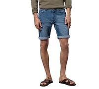 Pierre Cardin Herren Lyon Bermuda Jeans Shorts, Blue Fashion, 31W EU