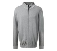 Pierre Cardin Herren Pullover Rundhals Strickjacke StKrgRV | Männer Basic Strickpulli | Mordern Fit | Sharkgray 5064 9102 | 38W - 34L