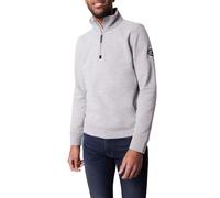 Pierre Cardin Herren Sweatshirt Sweat StKrgRV | Männer Basic Pullover | Stehkragen | Mordern Fit | Mirage Gray 4026 9014 | XXL