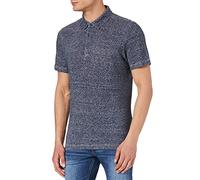 Pierre Cardin Herren Travel Comfort Poloshirt Polohemd, blau, L