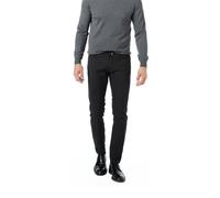 Pierre Cardin Hose Herren Slim Fit Baumwolle schwarz, 32/32