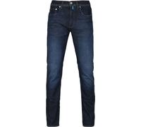 Pierre Cardin Herren 5-Pocket Lyon Tapered Jeans, Dark Blue Used Buffies