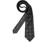 Pierre Cardin Krawatte Herren Seide grau gemustert, One Size