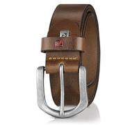 Pierre Cardin Ledergürtel Herren Gürtel Herren, strukturiertes Vollrindleder, braun, 70150, Größe/Size:100, Farbe/Color:braun