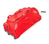 Pierre Cardin Leichte Rolltasche mit Rädern - strapazierfähige, große rote Reisetasche auf Rädern, Reisetasche CL769 (groß, rot, 76,2 cm)