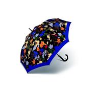 Pierre Cardin Long Ac Stockschirm Regenschirm Layered Leafs Blau