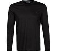 Pierre Cardin Longsleeve Herren Slim Fit Langarm Rundhals Baumwolle schwarz, 3XL