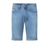 Pierre Cardin Herren Kurze Hose Lyon Bermuda | Männer Freizeit-Shorts | Tapered Fit | Blue Used Buffies Washed | Blue Used Buffies 8128 6824 | 31