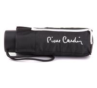 Pierre Cardin Mini Regenschirm Taschenschirm Handöffner schwarz mit...