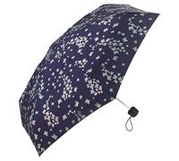 Pierre Cardin Minischirm Regenschirm Damenschirm Taschenschirm Manuell Leicht Schmetterlinge (medival blue)