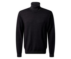 Pierre Cardin Modern Fit Rollkragenpullover anthrazit, Einfarbig