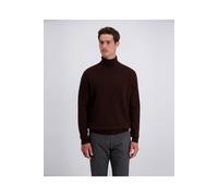 Rollkragenpullover PIERRE CARDIN "Pierre Cardin Pullover", Herren, Gr. M, braun (mole), Obermaterial: 96% Wolle WO. 4% Kaschmir WS., uni, regular fit, Pullover Rollkragenpullover, in schlicht zeitlose