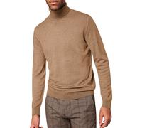 Pierre Cardin Modern Fit Rollkragenpullover hellbraun, Einfarbig