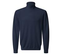 Pierre Cardin Modern Fit Rollkragenpullover marine, Einfarbig