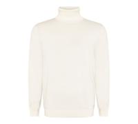 Pierre Cardin Modern Fit Rollkragenpullover weiss, Einfarbig