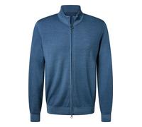 Pierre Cardin Modern Fit Strickjacke blau, Einfarbig