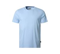 Pierre Cardin Modern Fit T-Shirt Rundhals blau, Einfarbig