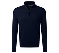 Pierre Cardin Modern Fit Troyer marine, Einfarbig