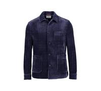Pierre Cardin Overshirt Herren Regular Fit Langarm Chenille blau, 52