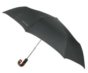 Pierre Cardin - Pierre Cardin Noire Faltschirm mit Rundhaken Easymatic auf/zu Automatic schwarz Schwarz