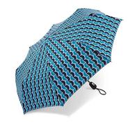 Pierre Cardin - Pierre Cardin Taschenschirm Easymatic Light Croissant, Blau