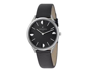 Pierre Cardin Pigalle Half Moon Schwarz Unisex Armbanduhr CPI.2010 Einheitsgröße