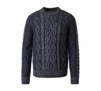 Pierre Cardin Pullover Herren Regular Fit Rundhals blau, M