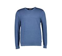 Pierre Cardin Pullover Herren Rundhals Merinowolle blau, 4XL