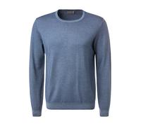 Pierre Cardin Pullover Herren Rundhals Merinowolle blau, 5XL