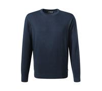 Pierre Cardin Pullover Herren Slim Fit Rundhals Baumwolle blau, 6XL