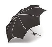 Pierre Cardin Regenschirm Taschenschirm Auf-Zu Automatik Sunflower black & white edition schwarz