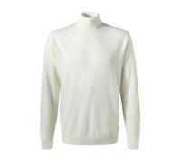 Pierre Cardin Rollkragenpullover Herren Slim Fit Merinowolle weiß, L