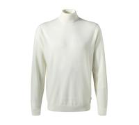 Pierre Cardin Rollkragenpullover Herren Slim Fit Merinowolle weiß, M