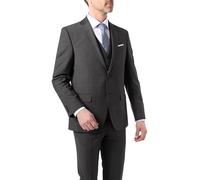 Pierre Cardin Sakko Herren Regular Fit Reverskragen Schurwolle grau, 46