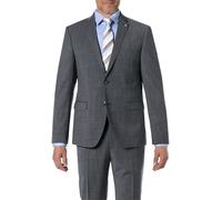 Pierre Cardin Sakko Herren Slim Fit Reverskragen Schurwoll-Stretch grau, 25