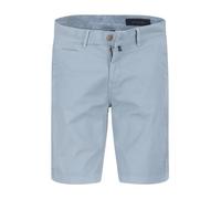 Pierre Cardin Shorts Herren Regular Fit Baumwolle-Leinen blau, 33