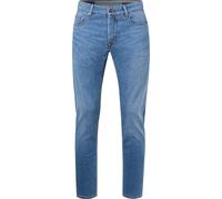 Pierre Cardin Slim Fit Jeans blau, Einfarbig
