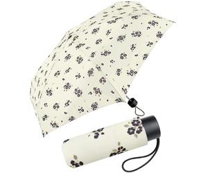 Pierre Cardin Supermini Taschenschirm Petito Bouquet - Offwhite