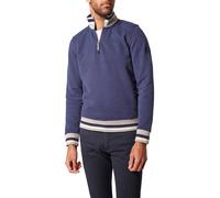 Pierre Cardin - Sweat-Shirt Stehkragen Reißverschluss marine Marineblau/Marineblau - Gr. - 3XL