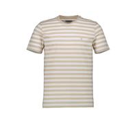 Pierre Cardin T-Shirt Herren Slim Fit Kurzarm Rundhals Baumwolle beige, L