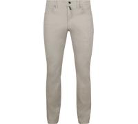 Pierre Cardin Trousers Lyon Tapered Druck Greige - Größe W 36 - L 34 Beige W 36 - L 34